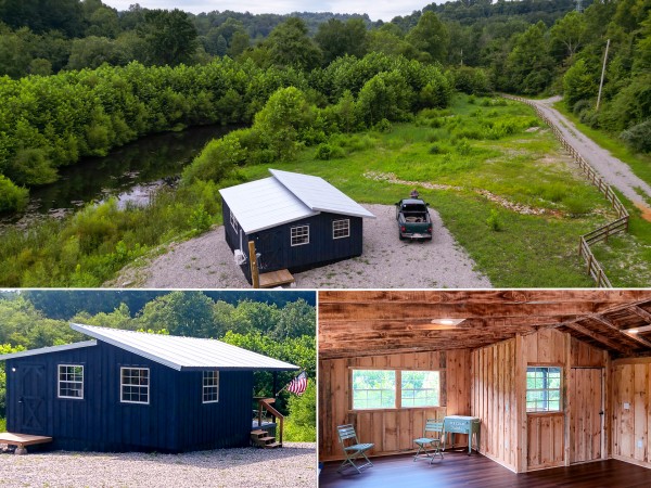 Catch and Relax Cabin w/ Pond and Creek - Jackson County, Ohio - 8.5 acres