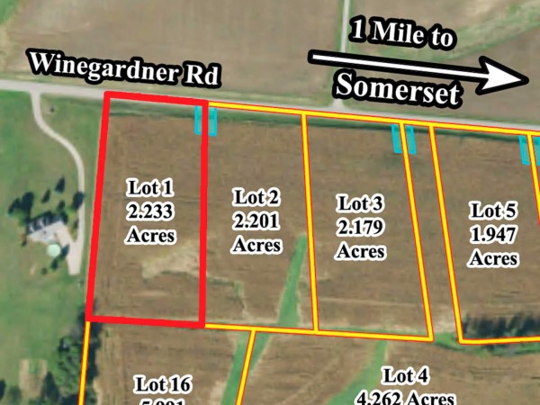 Lot 1 at Sheridan Estates - Perry County, Ohio - 2.2 acres