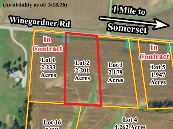 Lot 2 at Sheridan Estates - Perry County, Ohio - 2.2 acres